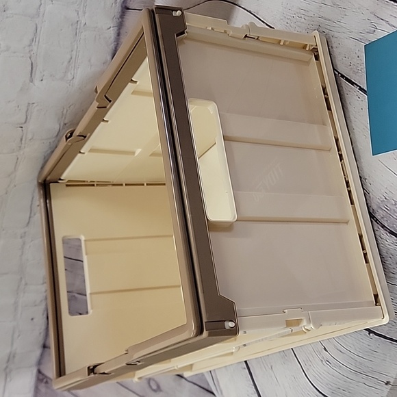 Tidy & Co. Collapsible Storage Crate with Handles 13" x 17" NIB - Picture 3 of 5